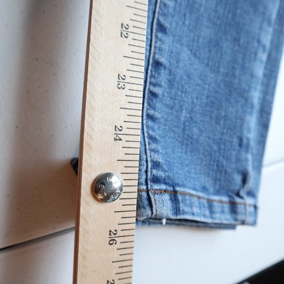 New One Teaspoon Freebirds II Low Rise Skinny Jean in Blue Cash Size 24 - Picture 12 of 14